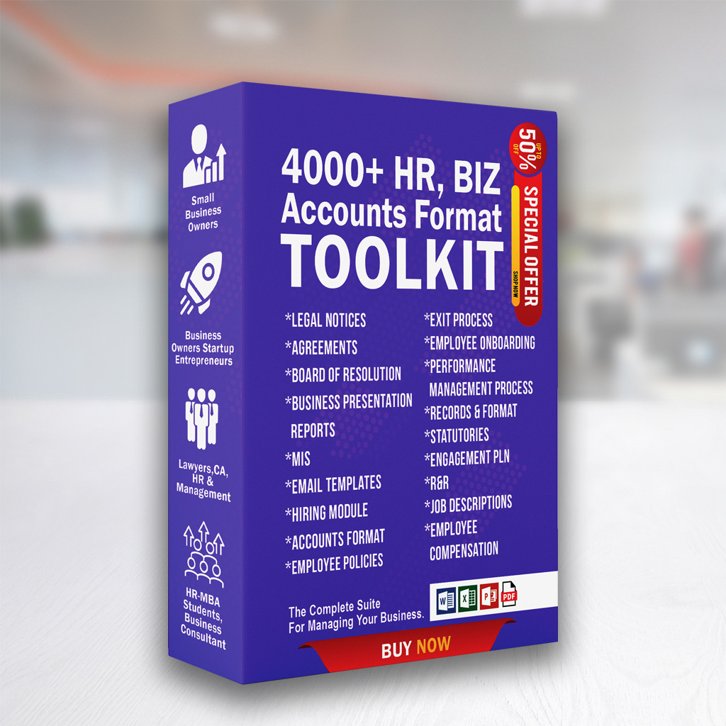 HR, LEGAL AND BUSINESS TOOL KITS