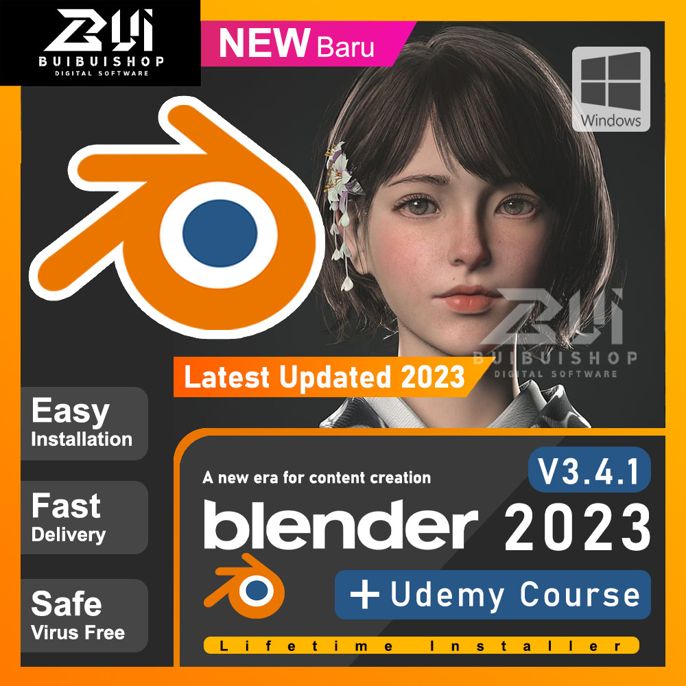 Blender 3.4 .1+ Udemy Course l Latest 2023 l Windows