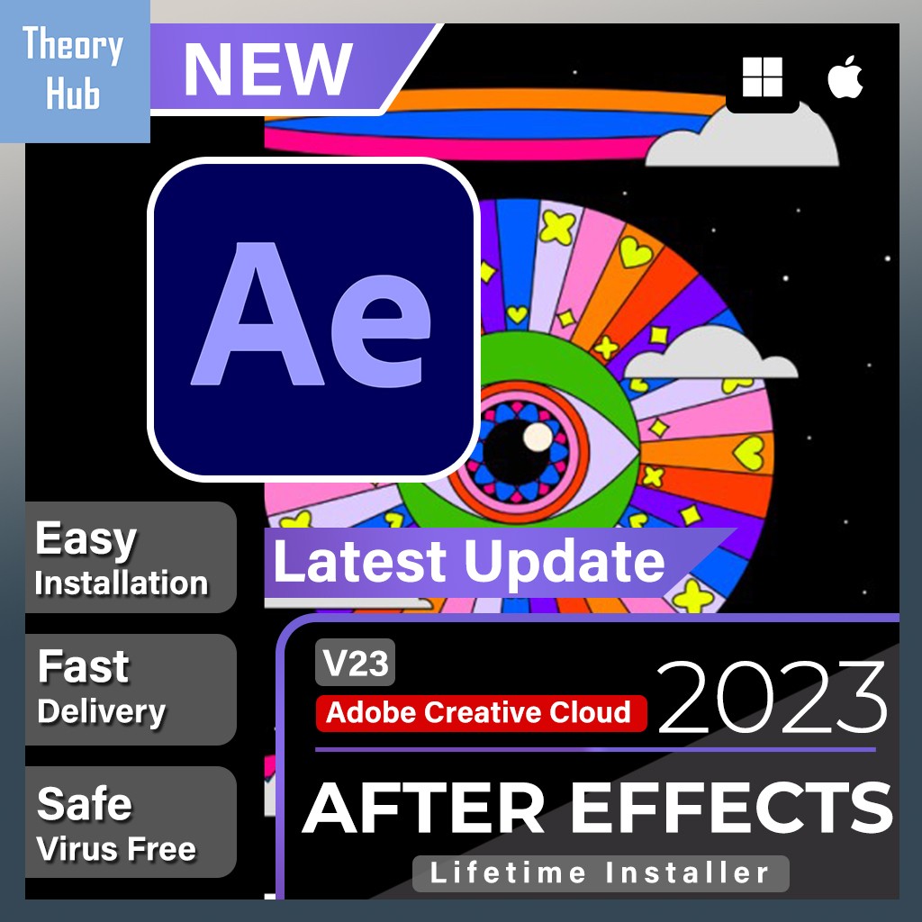 Adobe After Effect 2023/2022 | Lifetime | AE Full Version | Virus Free -- [ Windows ]