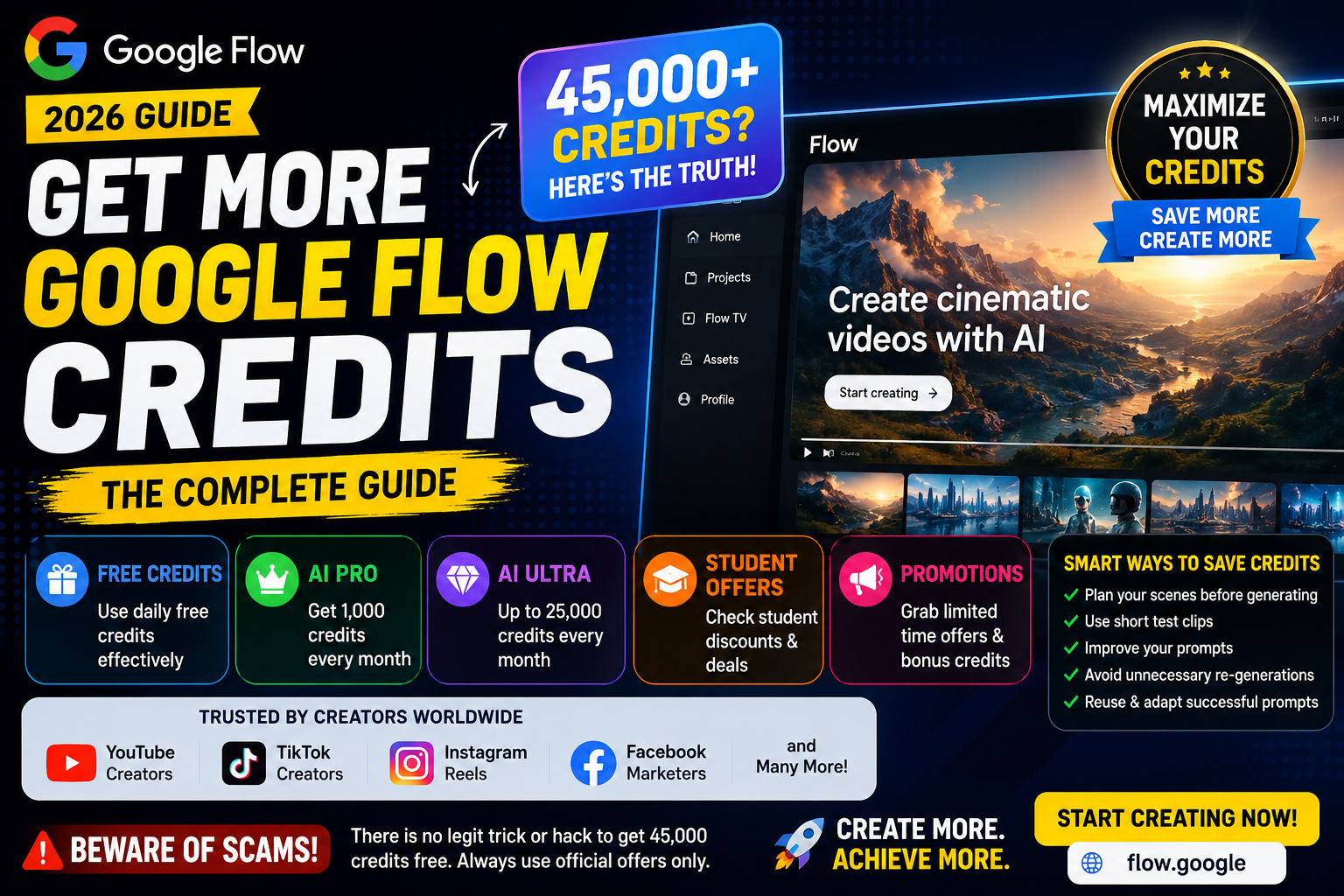 More Credits How to Get More Google Flow Credits in 2026 – Complete Creator Guide